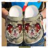 Bulldog They Steal My Heart Rubber clog Crocs for Bulldog Fans