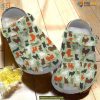 Camo Pattern Chihuahua Classic Crocs, Stylish Dog Shoes