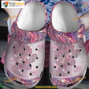 Cat Croc Diamond Dog Paw Crocs, Funny Dog Fans, Mother's Day Puppies