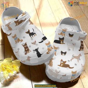 Chihuahua Dog Crocs Classic Clogs, Ideal Gift for Dog Enthusiasts