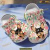 Chihuahua Floral Pattern Classic Crocs, Stylish Dog Clogs