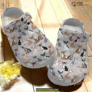 Chihuahua Friends Themed Classic Crocs, Companion Footwear