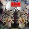 Chihuahua Leopard Print, Personalized Dog Crocs Shoes