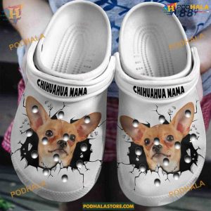 Chihuahua Mama Design Crocs, Classic Hole Style Shoes