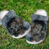 Classic Black Dogs Crocs Stylish Clog Shoes for All