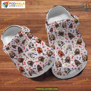Cocker Spaniel Head Pattern Classic Clog, Boyfriend's Gift Idea, Dog Theme