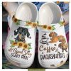 Coffee & Dachshund Clog Shoes Perfect Start to Your Day