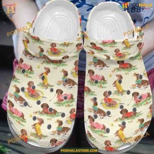 Colorful Dachshunds, Classic Dog Crocs Clogs for Shoe Enthusiasts