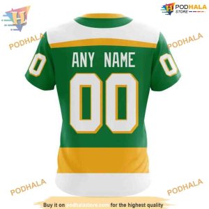 Custom 2023 24 Alternate Kits NHL Minnesota Wild Hoodie 3D 4