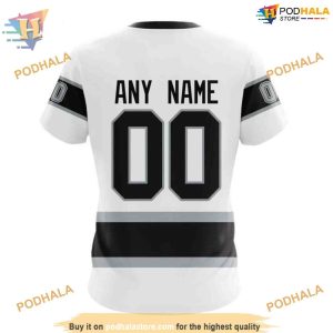 Custom 2023 Alternate Kits NHL Los Angeles Kings Hoodie 3D 4