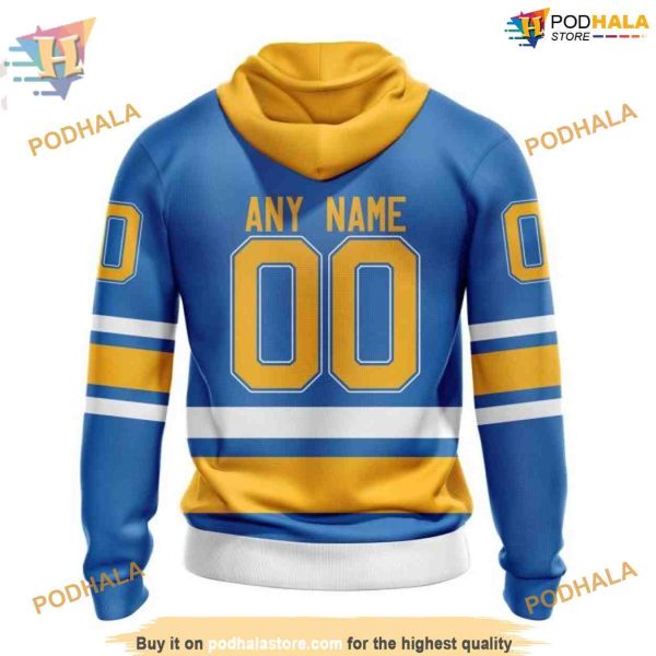 Custom 2023 Alternate Kits NHL St. Louis Blues Hoodie 3D Sweatshirt