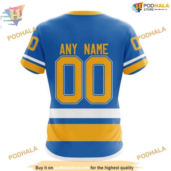 Custom 2023 Alternate Kits NHL St. Louis Blues Hoodie 3D Sweatshirt