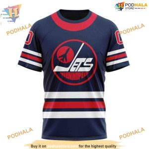 Custom 2023 Alternate Kits NHL Winnipeg Jets Hoodie 3D Shirt 3