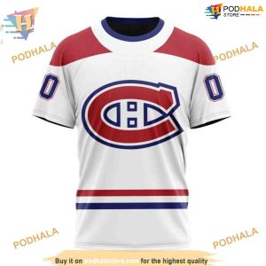 Custom 2023 Away Kits NHL Montreal Canadiens Hoodie 3D 3