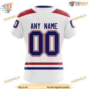 Custom 2023 Away Kits NHL Montreal Canadiens Hoodie 3D 4
