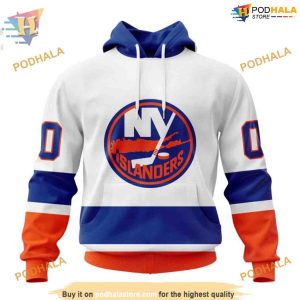 Custom 2023 Away Kits NHL New York Islanders Hoodie 3D 1