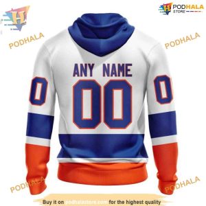 Custom 2023 Away Kits NHL New York Islanders Hoodie 3D 2