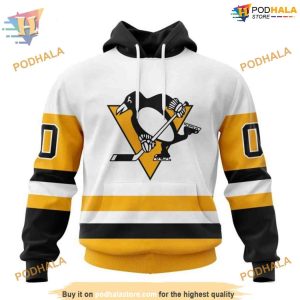 Custom 2023 Away Kits NHL Pittsburgh Penguins Hoodie 3D 1