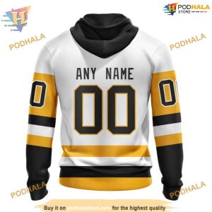 Custom 2023 Away Kits NHL Pittsburgh Penguins Hoodie 3D 2
