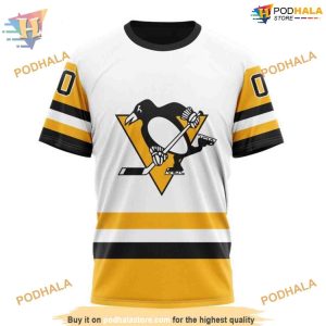 Custom 2023 Away Kits NHL Pittsburgh Penguins Hoodie 3D 3
