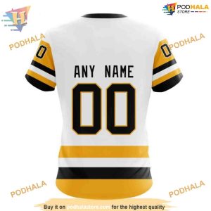 Custom 2023 Away Kits NHL Pittsburgh Penguins Hoodie 3D 4