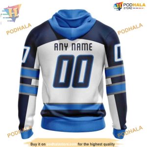 Custom 2023 Away Kits NHL Winnipeg Jets Hoodie 3D Shirt 2