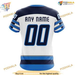 Custom 2023 Away Kits NHL Winnipeg Jets Hoodie 3D Shirt 4