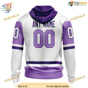Custom 2023 Hockey Fight Cancer NHL Pittsburgh Penguins Hoodie 3D 2