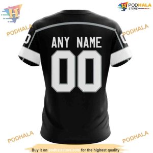 Custom 2023 Home Kits NHL Los Angeles Kings Hoodie 3D 4