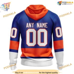 Custom 2023 Home Kits NHL New York Islanders Hoodie 3D 2