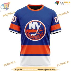 Custom 2023 Home Kits NHL New York Islanders Hoodie 3D 3
