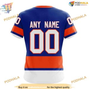 Custom 2023 Home Kits NHL New York Islanders Hoodie 3D 4