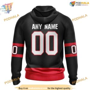 Custom 2023 Home Kits NHL Ottawa Senators Hoodie 3D 2
