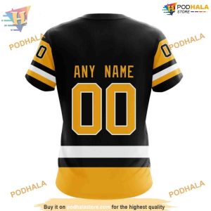 Custom 2023 Home Kits NHL Pittsburgh Penguins Hoodie 3D 4