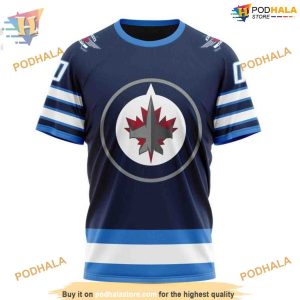 Custom 2023 Home Kits NHL Winnipeg Jets Hoodie 3D Shirt 3
