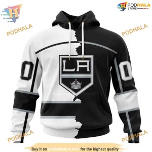 Custom 2023 Home Mix Away NHL Los Angeles Kings Hoodie 3D 1