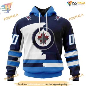 Custom 2023 Home Mix Away NHL Winnipeg Jets Hoodie 3D 1