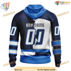 Custom 2023 Home Mix Away NHL Winnipeg Jets Hoodie 3D 2