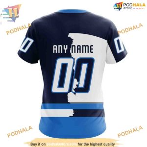 Custom 2023 Home Mix Away NHL Winnipeg Jets Hoodie 3D 4