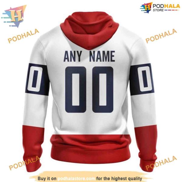 Custom 2023 Stadium Series Kits NHL Washington Capitals Hoodie 3D