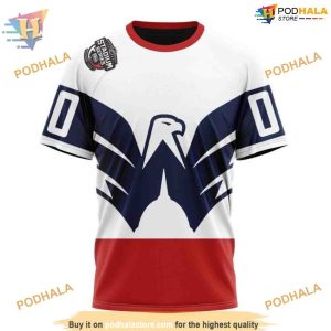 Custom 2023 Stadium Series Kits NHL Washington Capitals Hoodie 3D 3