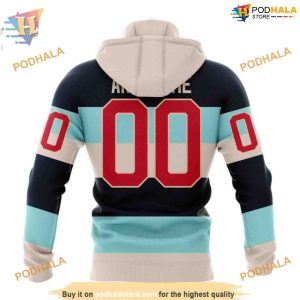 Custom 2024 Winter Classic Kits NHL Seattle Kraken Hoodie 3D 3