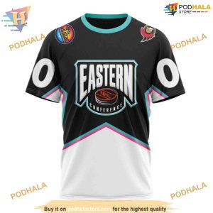 Custom All Star Eastern Conference 2023 NHL Ottawa Senators Hoodie 3D 3