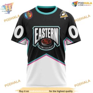Custom All Star Eastern Conference 2023 NHL Pittsburgh Penguins Hoodie 3D 3