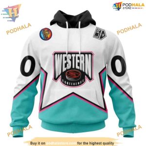 Custom All Star Western Conference 2023 NHL Los Angeles Kings Hoodie 3D 1