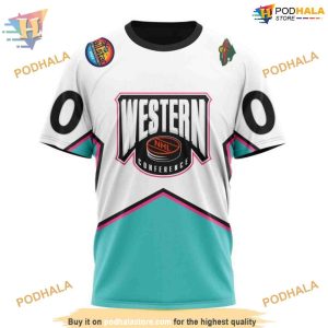 Custom All Star Western Conference 2023 NHL Minnesota Wild Hoodie 3D 3