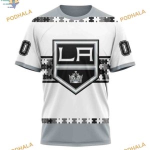 Custom Autism Awareness Name And Number NHL Los Angeles Kings Hoodie 3D 3
