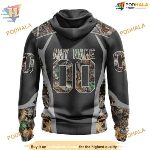 Custom Camo Hunting Design NHL Los Angeles Kings Hoodie 3D 2