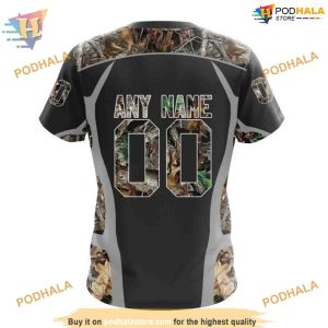 Custom Camo Hunting Design NHL Los Angeles Kings Hoodie 3D 4