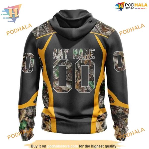 Custom Camo Hunting Design NHL Nashville Predators Hoodie 3D